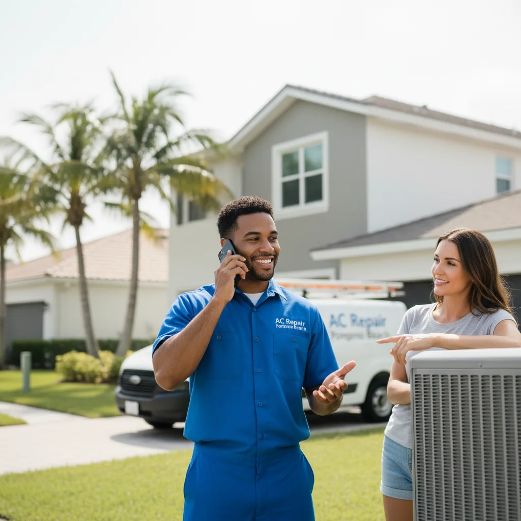 AC Repair Pompano Beach customer support in East Waterboro
